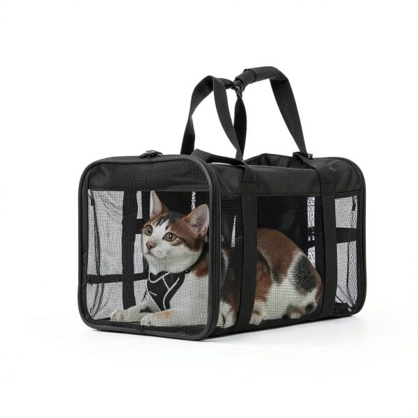 Conlun Pet Carrier Soft Sided Cat Dog Travel Carrier-3