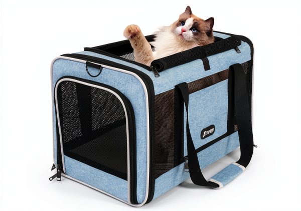 GAPZER Pet Carrier Soft-Sided Escape-Resistant Medium Dog-8
