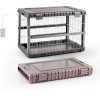 Apollo Foldable Dog Crate Collapsible Wheels Escape Proof-6
