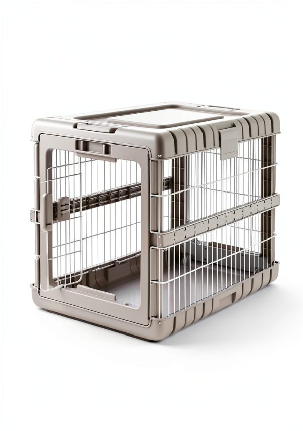 Apollo Foldable Dog Crate Collapsible Wheels Escape Proof-3