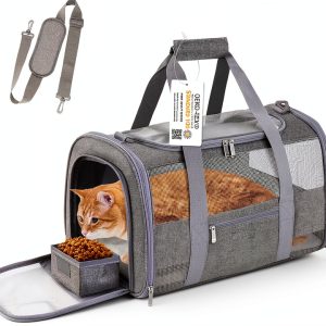 CUSSIOU Airline Approved Pet Carrier Soft Sided Lightweight-0