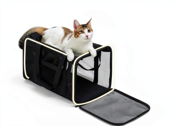 Conlun Pet Carrier Soft Sided Cat Dog Travel Carrier-4
