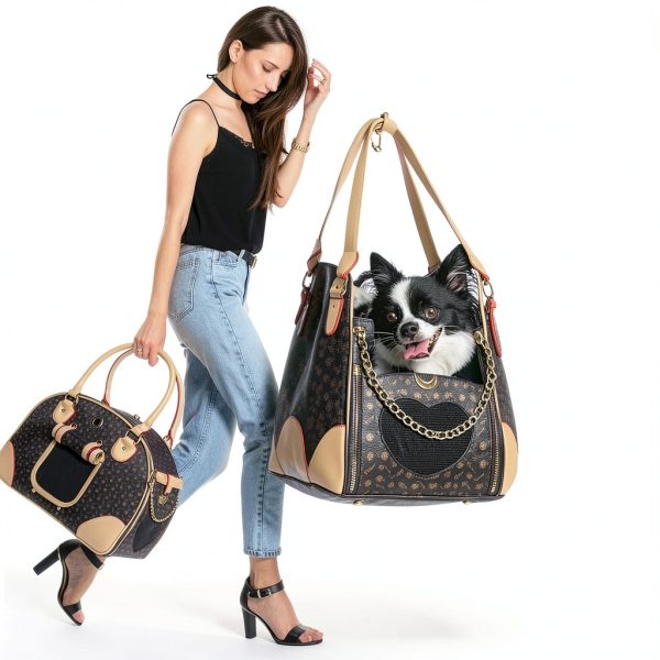 Adrienes Choice Pet Carrier Airline Approved PU Leather-3