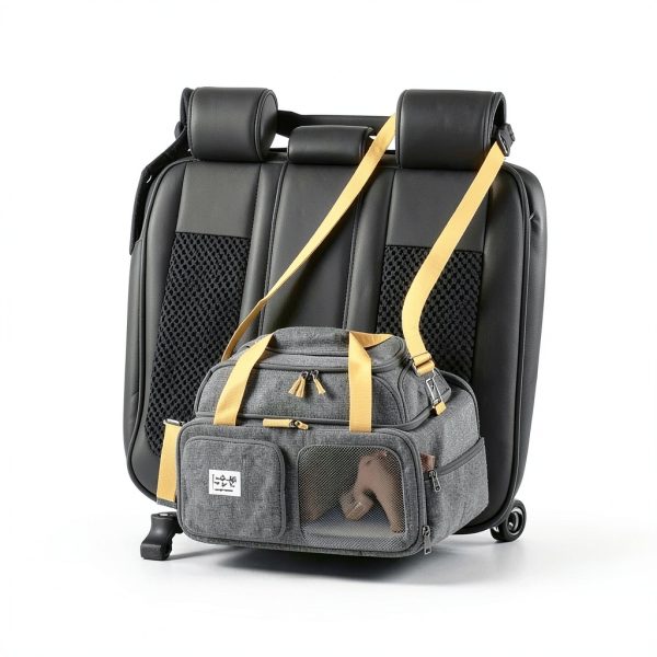 Chengjian Pet Carrier Airline Approved Rolling Wheels-4