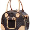Adrienes Choice Pet Carrier Airline Approved PU Leather-0