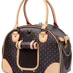 Adrienes Choice Pet Carrier Airline Approved PU Leather-0