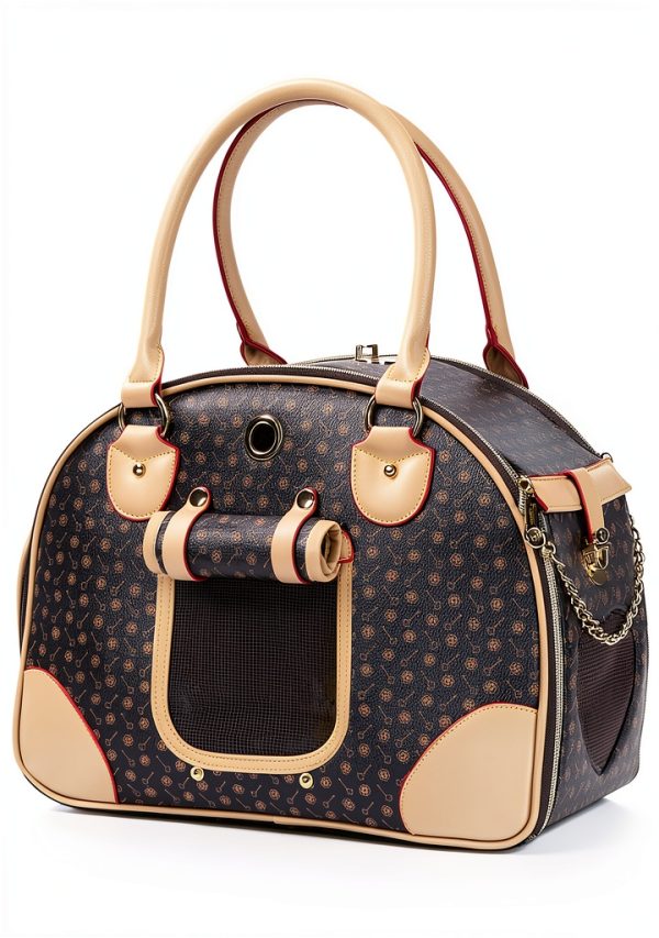 Adrienes Choice Pet Carrier Airline Approved PU Leather-0