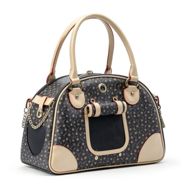 Adrienes Choice Pet Carrier Airline Approved PU Leather-4