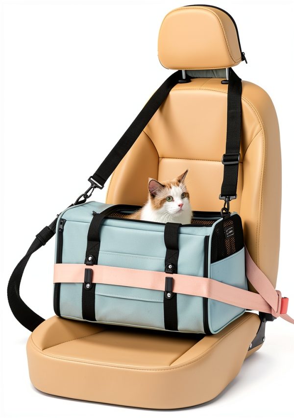 Petsfit Airline Approved Cat Carrier Safety Design Travel-2