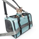 Petsfit Airline Approved Cat Carrier Safety Design Travel-0