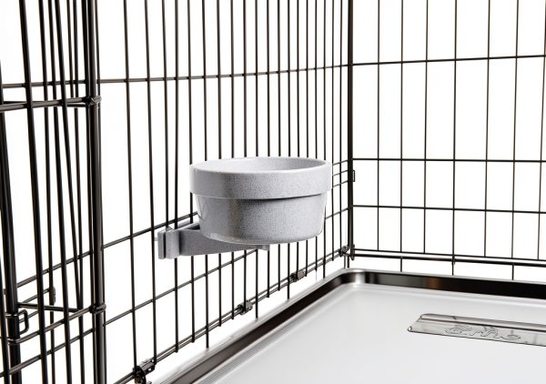 Lixit Pet Carrier Bowl Granite Dog Cat Travel Water Feeder-5