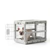 Apollo Foldable Dog Crate Collapsible Wheels Escape Proof-1