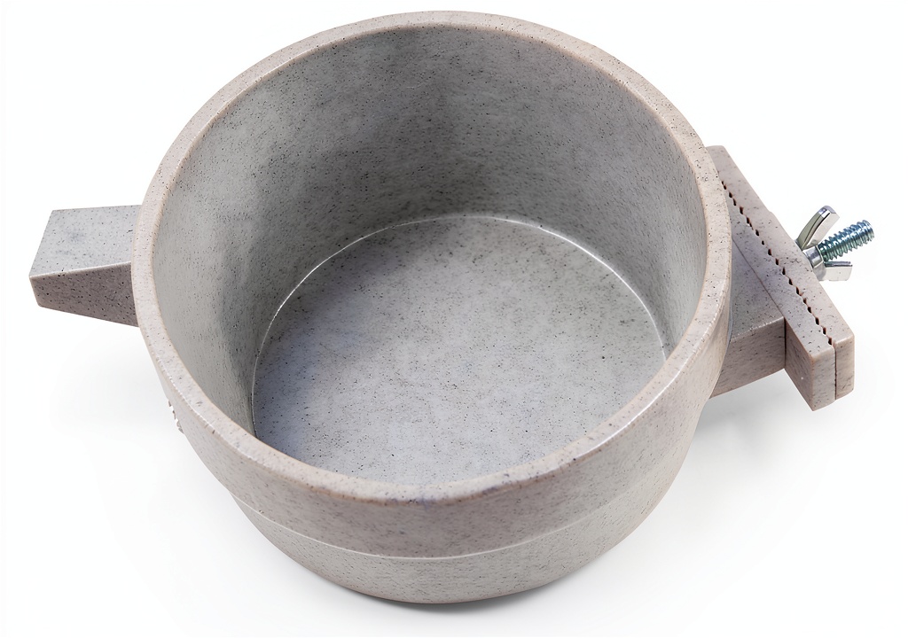'Lixit pet carrier bowl attached to a cage with a dog drinking'