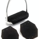 Millenium Super Comfort Wrap-around Stirrup Iron Pads, Black, 4.75-0