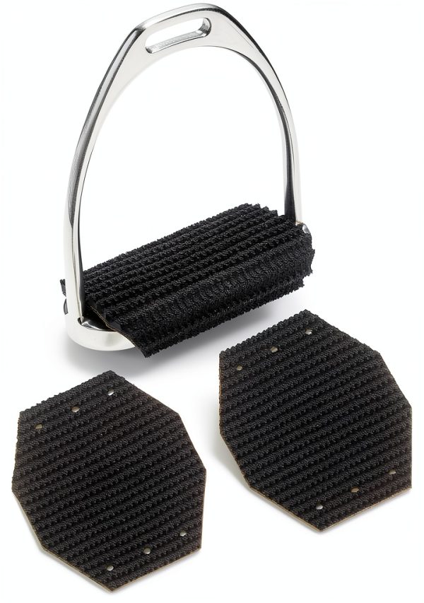 Millenium Super Comfort Wrap-around Stirrup Iron Pads, Black, 4.75-0
