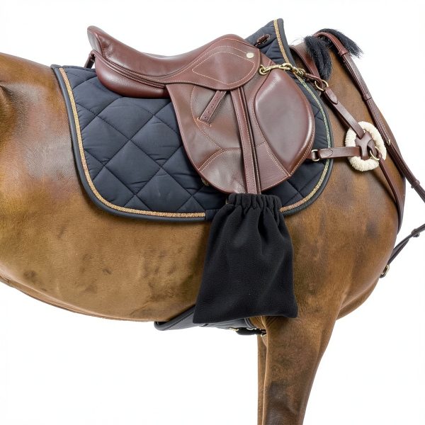 Stirrup Covers Sunnymove English Saddle Iron Saver 4 Piece Mohair Set-3