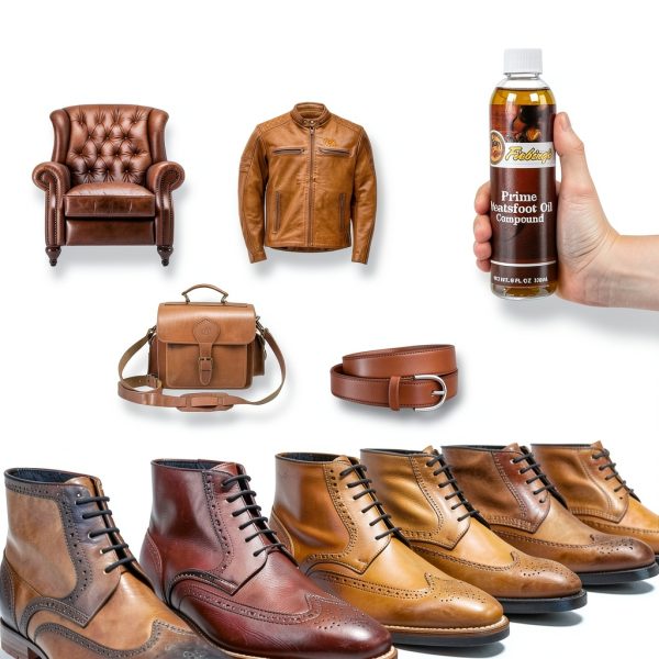 Neatsfoot Oil Fiebing's Leather Conditioner 8 oz Synthetic Natural Oil-2