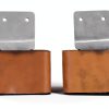 2-1/2 Leather Wrapped Genuine Blevins Buckles Set Vertical Post Western Saddle-1